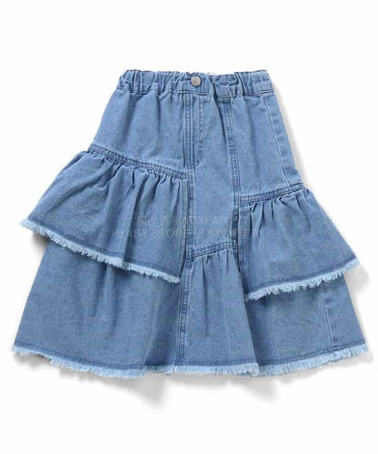 日本童裝 BREEZE 牛仔半裙 90-140cm 女童款 夏季 SKIRTS