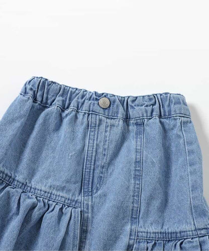 日本童裝 BREEZE 牛仔半裙 90-140cm 女童款 夏季 SKIRTS