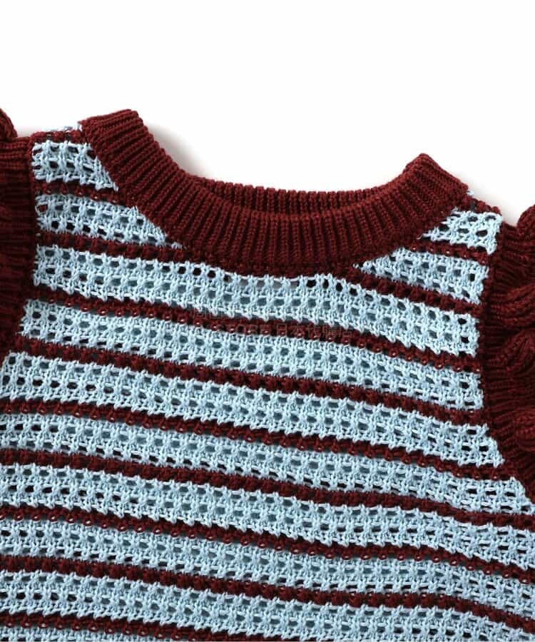 日本童裝 BREEZE 兩件式針織背心上衣套裝 80-140cm 女童款 春季 TOPS