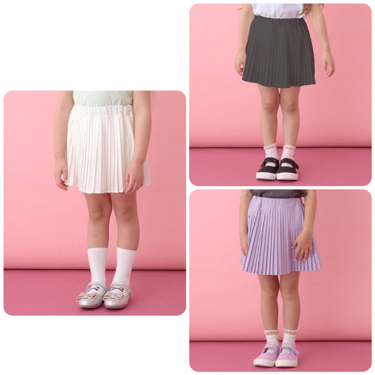 Japanese children's clothing Ly# mine pleated skirt 100-150cm girls summer SKIRTS 
