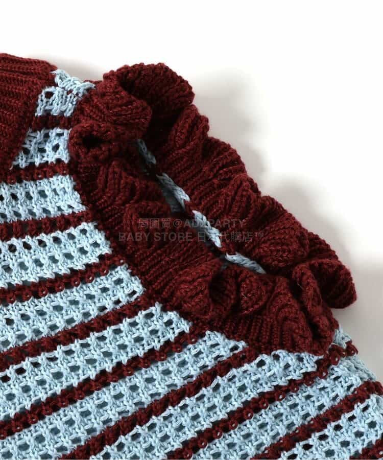 日本童裝 BREEZE 兩件式針織背心上衣套裝 80-140cm 女童款 春季 TOPS