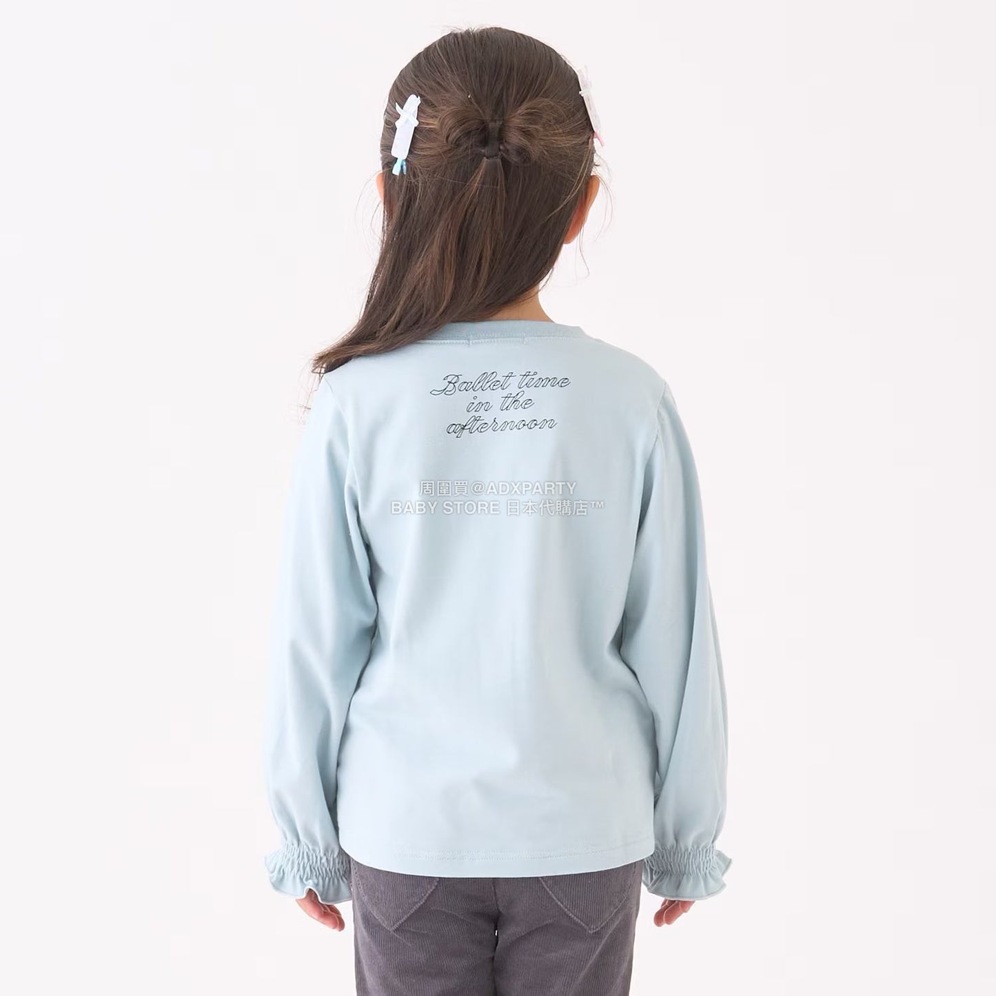 日本童裝 Ly# mine 印花圖案上衣 100-150cm 女童款 冬季 TOPS