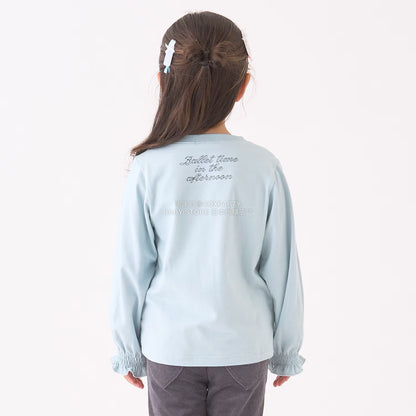 日本童裝 Ly# mine 印花圖案上衣 100-150cm 女童款 冬季 TOPS