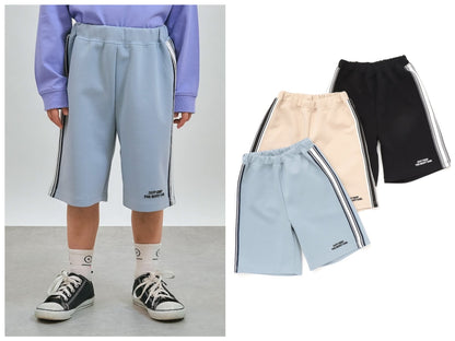 日本童裝 b・R# 側線運動短褲 100-150cm 男童款 夏季 PANTS