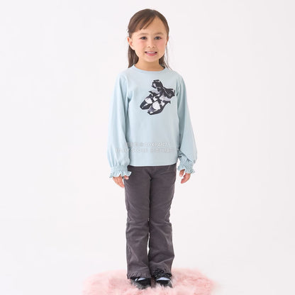 日本童裝 Ly# mine 印花圖案上衣 100-150cm 女童款 冬季 TOPS