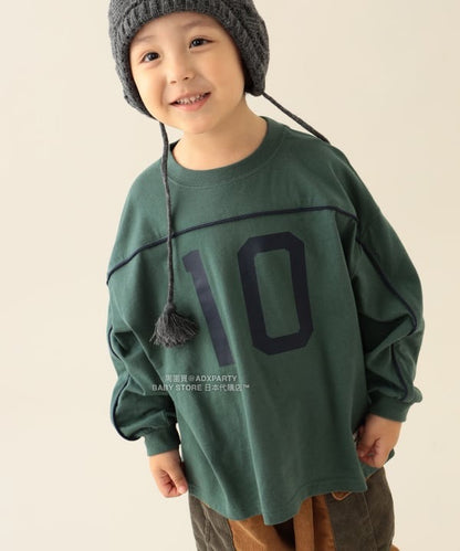 Japanese Kids' BEAMS mini JR Sobu Line, Yamanote Line, and Chuo Line Train Tops 90-150cm Boys' Summer TOPS Railway Series 