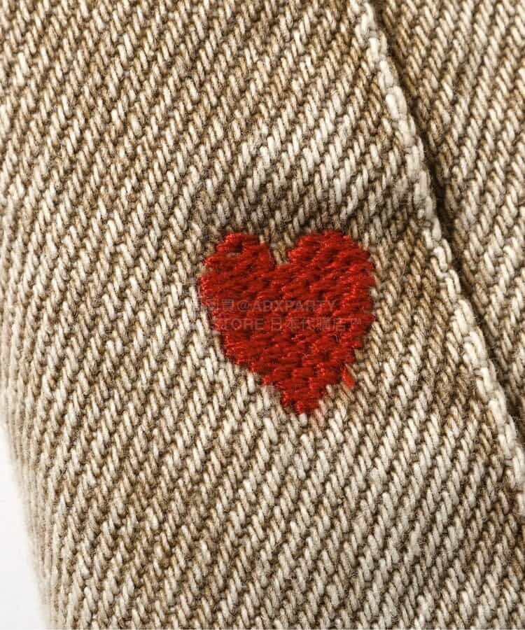 日本童裝 BREEZE 心型圖案刺繡長褲 80-140cm 男童款/女童款 春季 PANTS