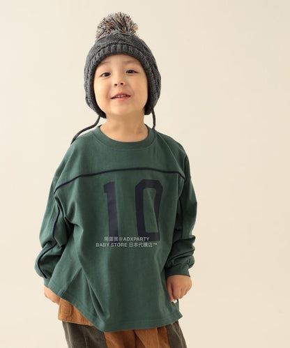 Japanese Kids' BEAMS mini JR Sobu Line, Yamanote Line, and Chuo Line Train Tops 90-150cm Boys' Summer TOPS Railway Series 