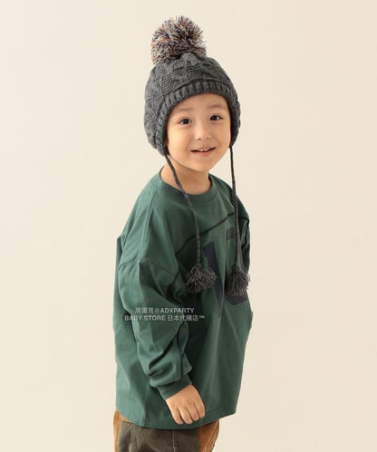 Japanese Kids' BEAMS mini JR Sobu Line, Yamanote Line, and Chuo Line Train Tops 90-150cm Boys' Summer TOPS Railway Series 