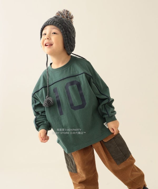 Japanese Kids' BEAMS mini JR Sobu Line, Yamanote Line, and Chuo Line Train Tops 90-150cm Boys' Summer TOPS Railway Series 