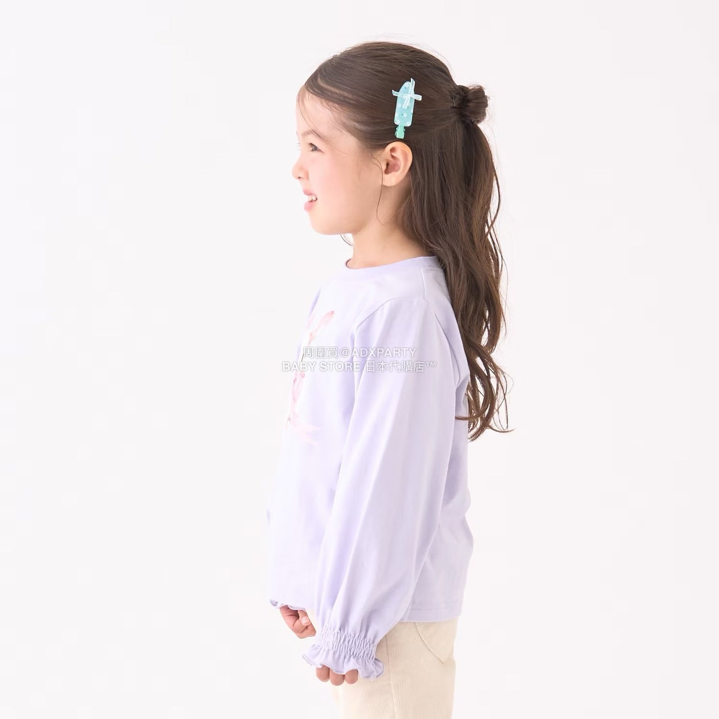 日本童裝 Ly# mine 印花圖案上衣 100-150cm 女童款 冬季 TOPS