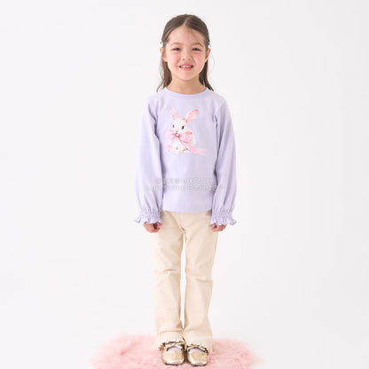 日本童裝 Ly# mine 印花圖案上衣 100-150cm 女童款 冬季 TOPS