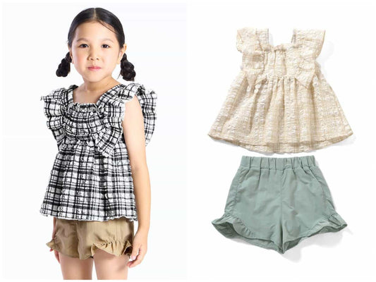 日本童裝 Ampersand 泳衣兩件套裝 80-140cm 女童款 夏季 夏日玩水泳衣特輯