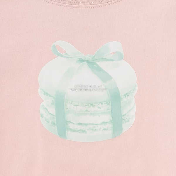 日本童裝 Ly# mine 印花圖案上衣 100-150cm 女童款 冬季 TOPS