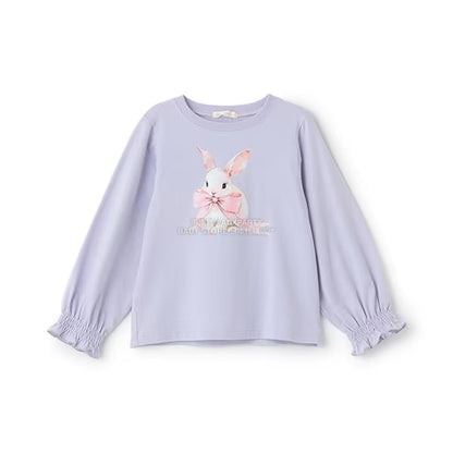 日本童裝 Ly# mine 印花圖案上衣 100-150cm 女童款 冬季 TOPS