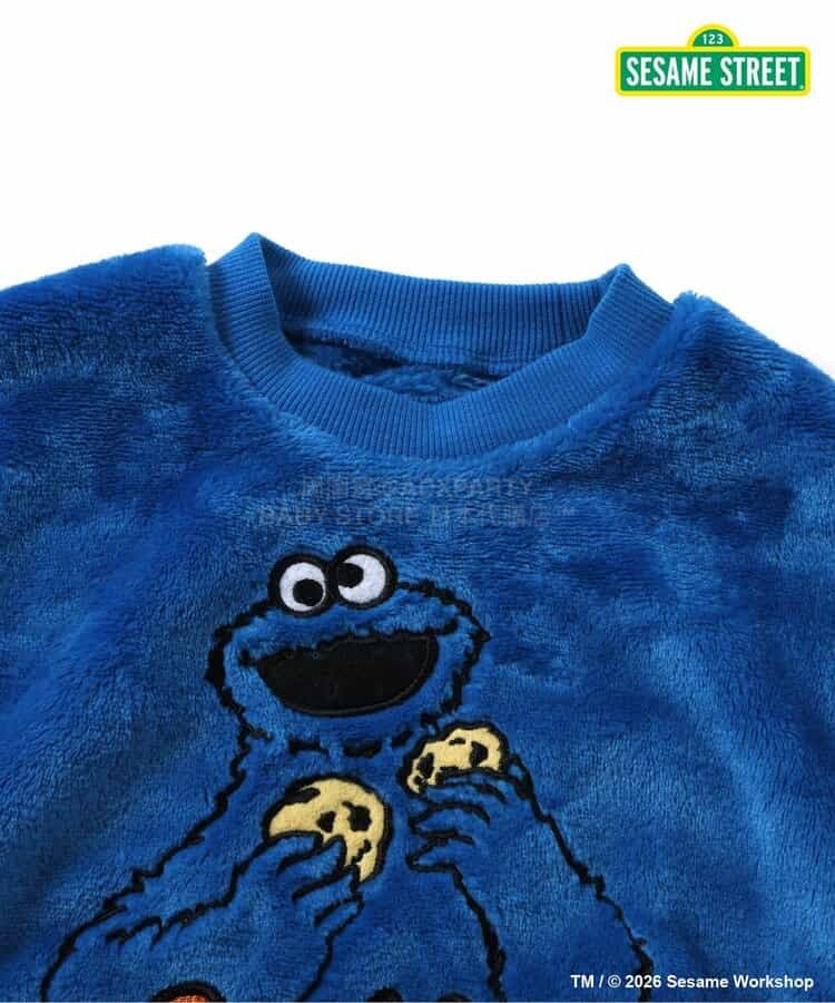 日本童裝 BREEZE x SESAME STREET 芝麻街毛絨睡衣 80-130cm 男童款/女童款 春季 睡衣系列