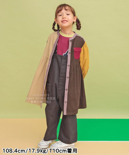 日本童裝 BR#22EE 襯衫連身裙外套 80-140cm 女童款 秋季 DRESSES OUTERWEAR