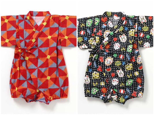 Disney Japanese children's clothing, Jinbei Japanese kimono, 100-150cm, for girls, summer, other brand children's clothing, TOPS PANTS, Japanese Summer Festival Special