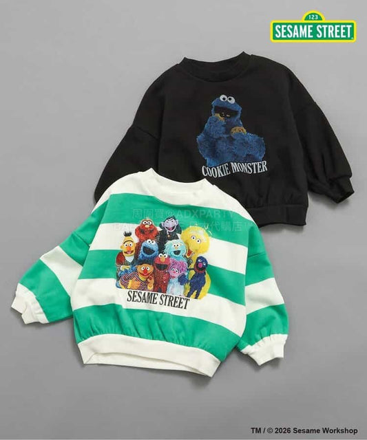 日本童裝 BREEZE x SESAME STREET 衛衣 80-130cm 男童款 春季 TOPS