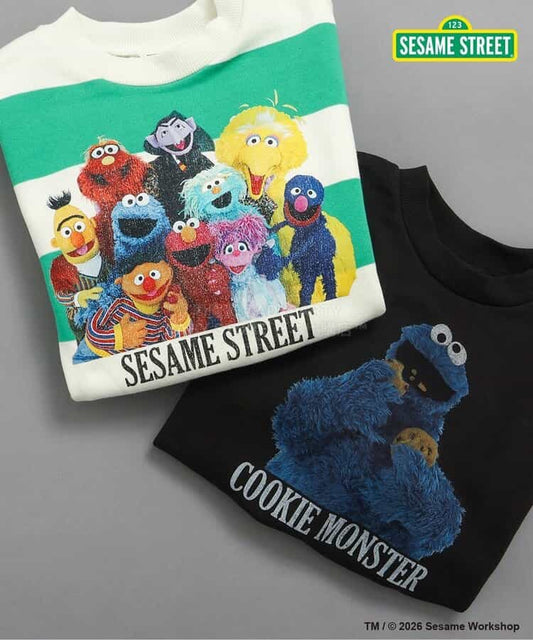日本童裝 BREEZE x SESAME STREET 衛衣 80-130cm 男童款 春季 TOPS