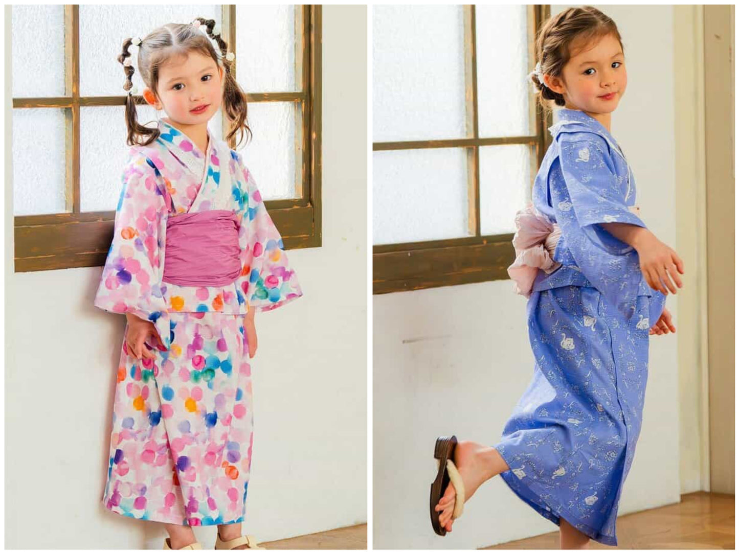 日本童裝 Boribon 日本浴衣 日本和服 100-120cm 女童款 夏季 其他品牌童裝 DRESSES 日本夏祭慶典特輯
