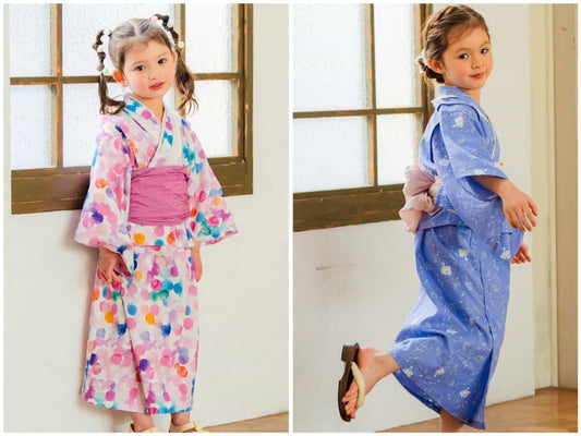 日本童裝 Boribon 日本浴衣 日本和服 100-120cm 女童款 夏季 其他品牌童裝 DRESSES 日本夏祭慶典特輯