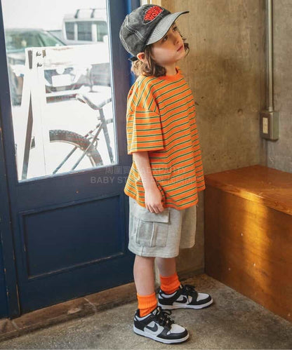 日本童裝 BREEZE 寬版工裝短褲 90-150cm 男童款 夏季 PANTS