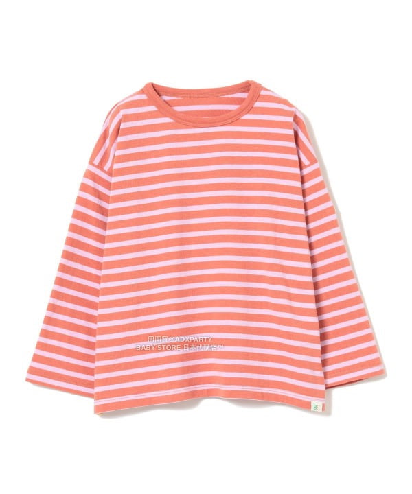 日本童裝 BEAMS mini 條紋長袖上衣 90-140cm 男童款/女童款 秋冬季 TOPS