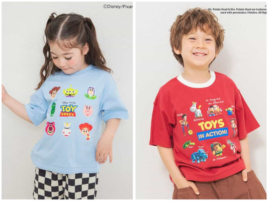 日本童裝 BREEZEx Disney ToyStory印花上衣 80-140cm 男童款/女童款 夏季 TOPS