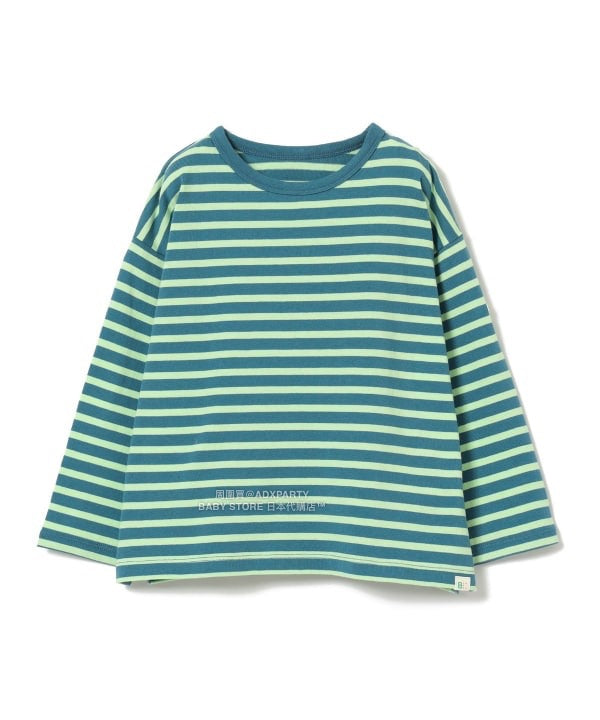 日本童裝 BEAMS mini 條紋長袖上衣 90-140cm 男童款/女童款 秋冬季 TOPS