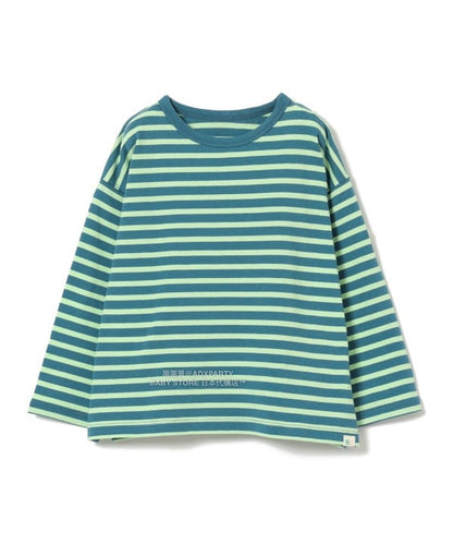 日本童裝 BEAMS mini 條紋長袖上衣 90-140cm 男童款/女童款 秋冬季 TOPS