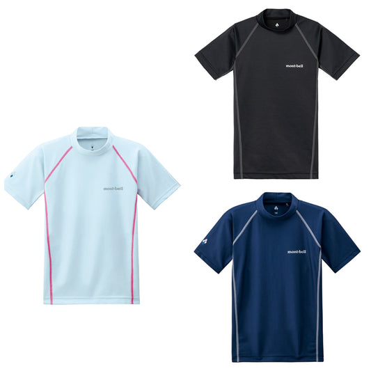 Mont-Bell UV/Waterproof Series Amphibious Short-Sleeved Tops (130-160cm) for Boys Summer TOPS (Summer Swimsuit Special) 