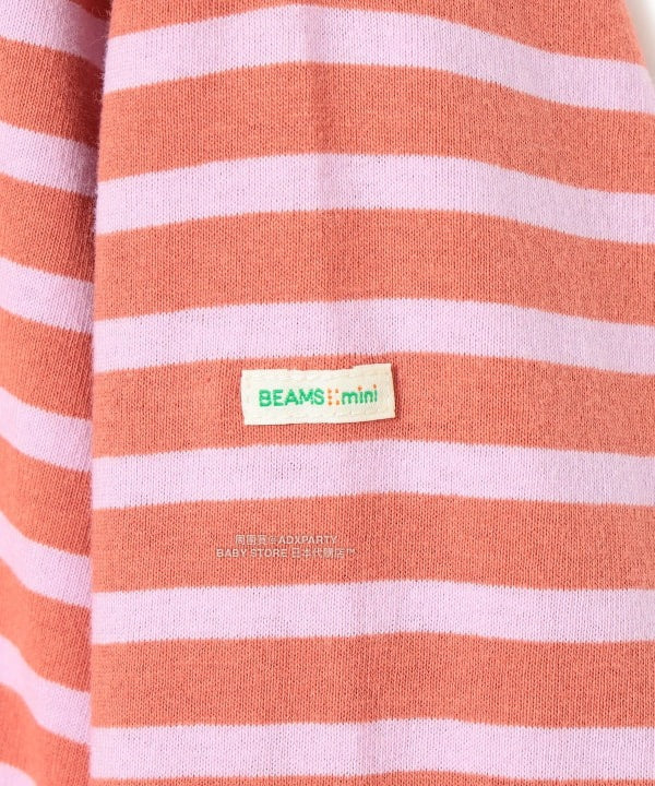 日本童裝 BEAMS mini 條紋長袖上衣 90-140cm 男童款/女童款 秋冬季 TOPS