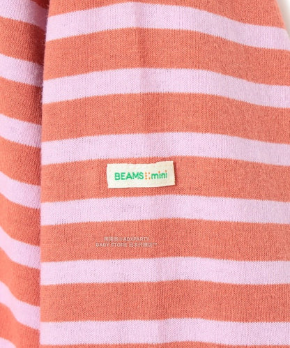 日本童裝 BEAMS mini 條紋長袖上衣 90-140cm 男童款/女童款 秋冬季 TOPS