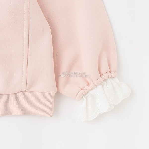 日本童裝 Ly# mine 蕾絲袖口衛衣 100-150cm 女童款 冬季 TOPS