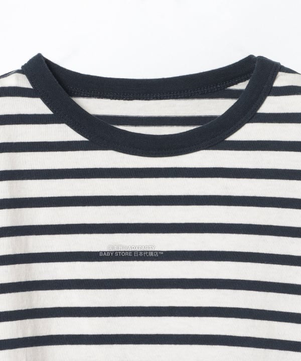 日本童裝 BEAMS mini 條紋長袖上衣 90-140cm 男童款/女童款 秋冬季 TOPS