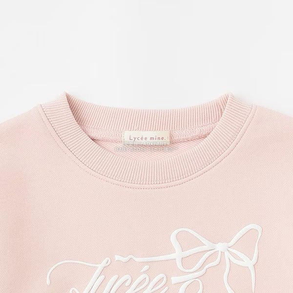 日本童裝 Ly# mine 蕾絲袖口衛衣 100-150cm 女童款 冬季 TOPS