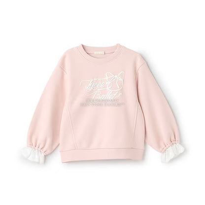 日本童裝 Ly# mine 蕾絲袖口衛衣 100-150cm 女童款 冬季 TOPS