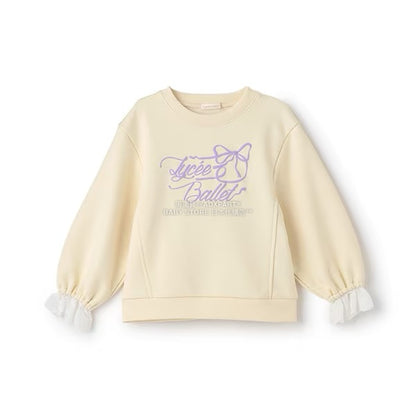 日本童裝 Ly# mine 蕾絲袖口衛衣 100-150cm 女童款 冬季 TOPS