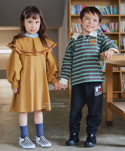 日本童裝 B:MING by BEAMS【別注版】RUSSELL ATHLETIC 衛衣運動褲 110-150cm 男童款/女童款 秋冬季 PANTS