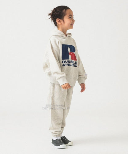 日本童裝 B:MING by BEAMS【別注版】RUSSELL ATHLETIC 連帽衛衣 110-150cm 男童款/女童款 秋冬季 TOPS