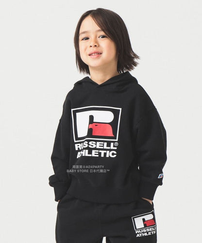 日本童裝 B:MING by BEAMS【別注版】RUSSELL ATHLETIC 連帽衛衣 110-150cm 男童款/女童款 秋冬季 TOPS