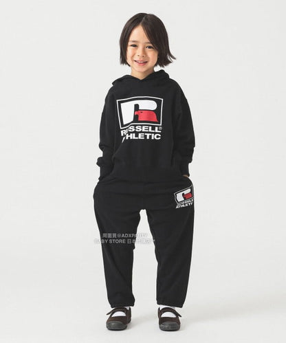 日本童裝 B:MING by BEAMS【別注版】RUSSELL ATHLETIC 連帽衛衣 110-150cm 男童款/女童款 秋冬季 TOPS