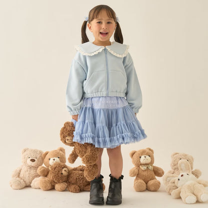 日本童裝 Ly# mine 水手領拉鍊衛衣外套 100-150cm 女童款 冬季 OUTERWEAR