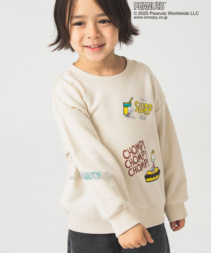 日本童裝 B:MING by BEAMS Peanuts 全花紋印花衛衣 90-140cm 男童款/女童款 秋冬季 TOPS