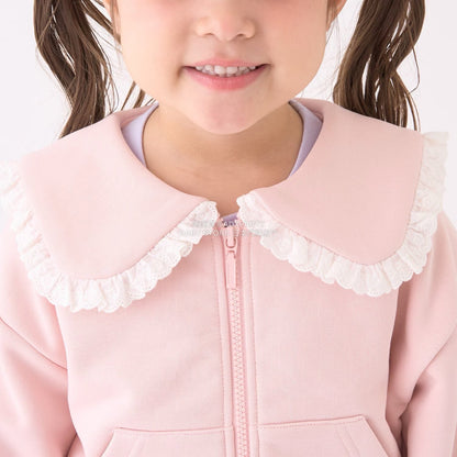 日本童裝 Ly# mine 水手領拉鍊衛衣外套 100-150cm 女童款 冬季 OUTERWEAR