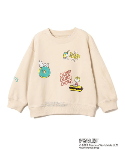 日本童裝 B:MING by BEAMS Peanuts 全花紋印花衛衣 90-140cm 男童款/女童款 秋冬季 TOPS