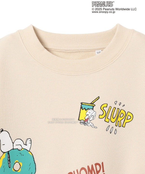 日本童裝 B:MING by BEAMS Peanuts 全花紋印花衛衣 90-140cm 男童款/女童款 秋冬季 TOPS