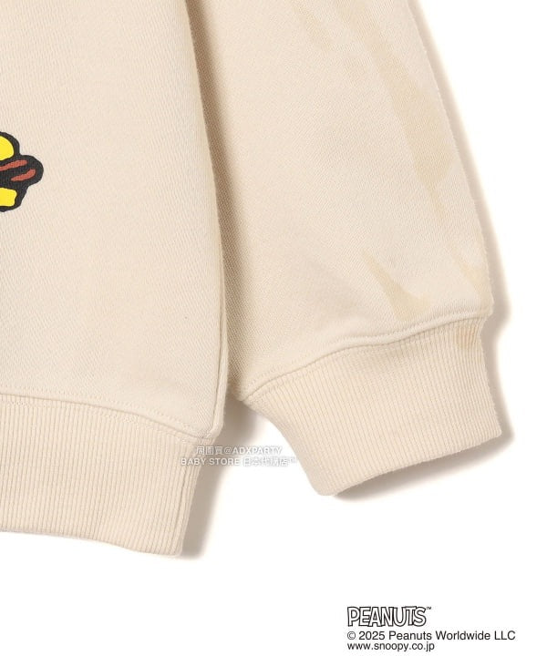 日本童裝 B:MING by BEAMS Peanuts 全花紋印花衛衣 90-140cm 男童款/女童款 秋冬季 TOPS