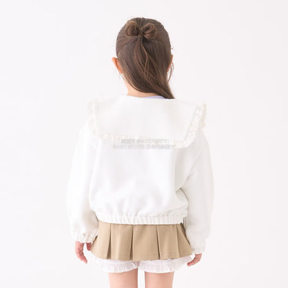 日本童裝 Ly# mine 水手領拉鍊衛衣外套 100-150cm 女童款 冬季 OUTERWEAR